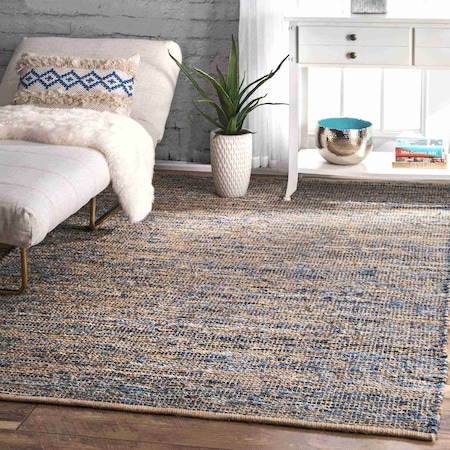 Nuloom Flatweave Vernell Jute Area Rug 4ft x 6ft TADR01A-406